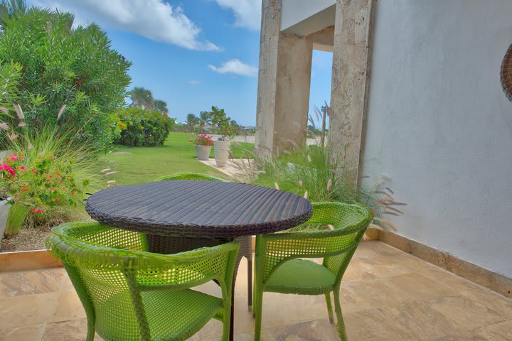 Sitting area in the garden