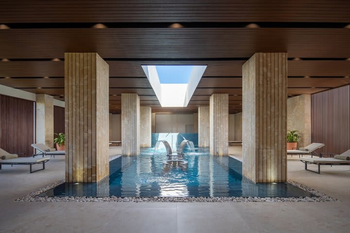 The pool in the Spa