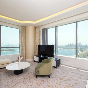 The Palm Tower 1 Corner Bedroom Dubai