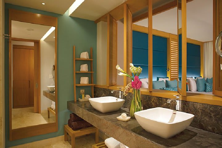 Private guest bathroom