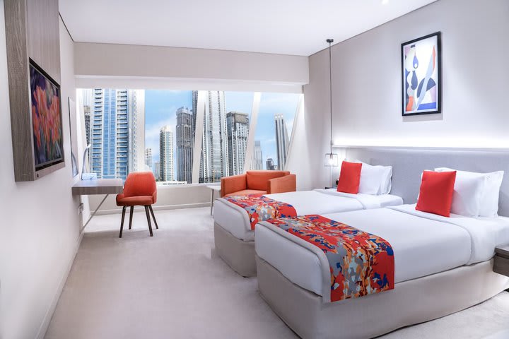 Twin Room (Burj Khalifa View)