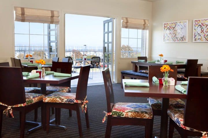 The Inn at Oyster Point in South San Francisco has a restaurant