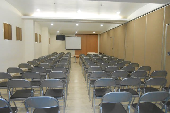 Panoramic view of a meeting room