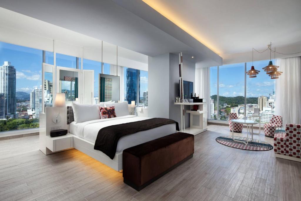 Suite Marvelous Esquinera con vistas a la ciudad - Cama extragrande