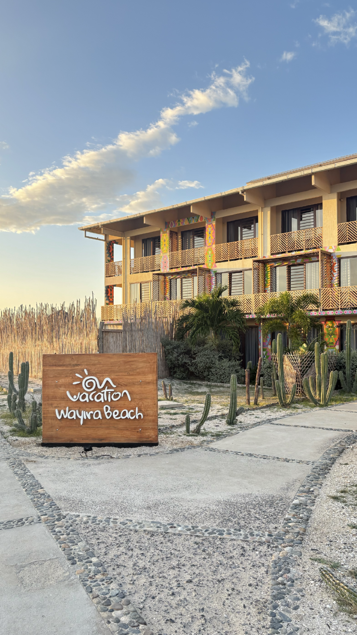  De vacaciones en la playa de Wayira
