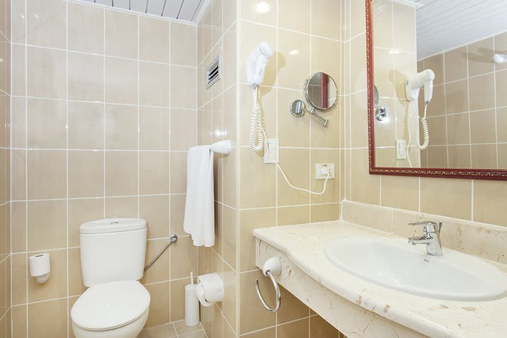 Interior de un baño