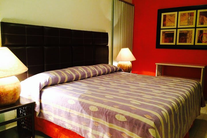 One of the rooms at Quinta del Gobernador hotel