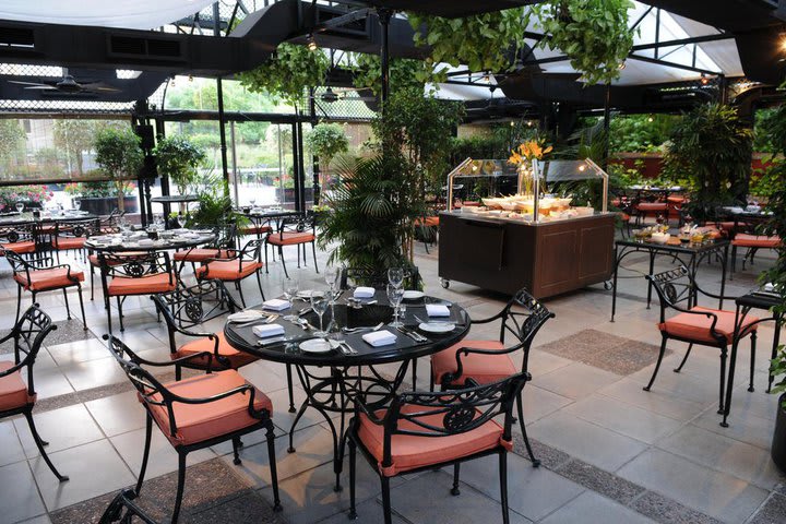 Restaurante en la terraza