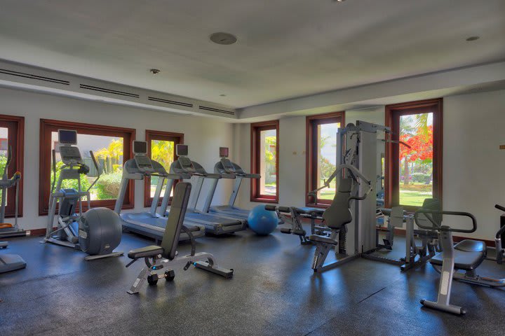 Equipped fitness center