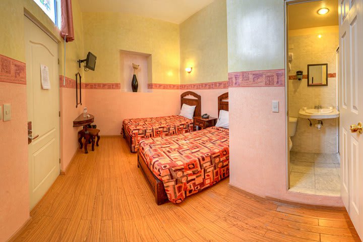 Guest room with two beds