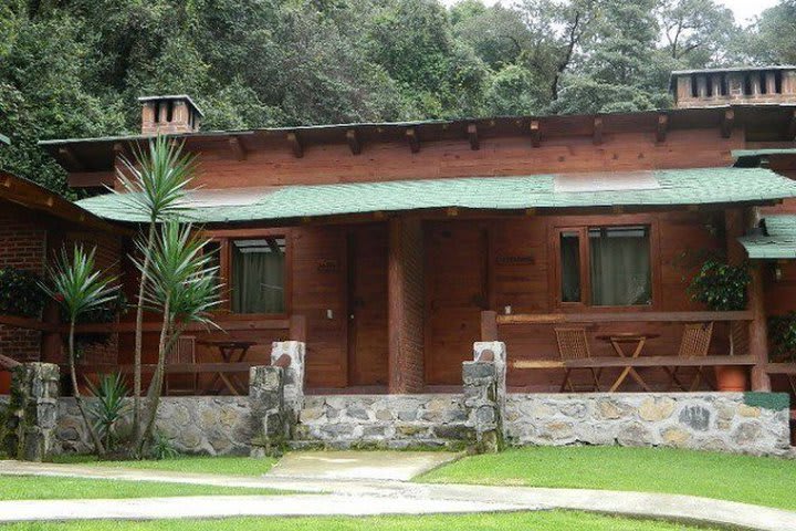 Exterior view of a petite cabin