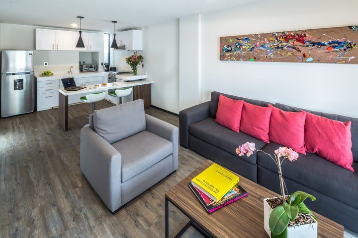 Sitting area of the loft