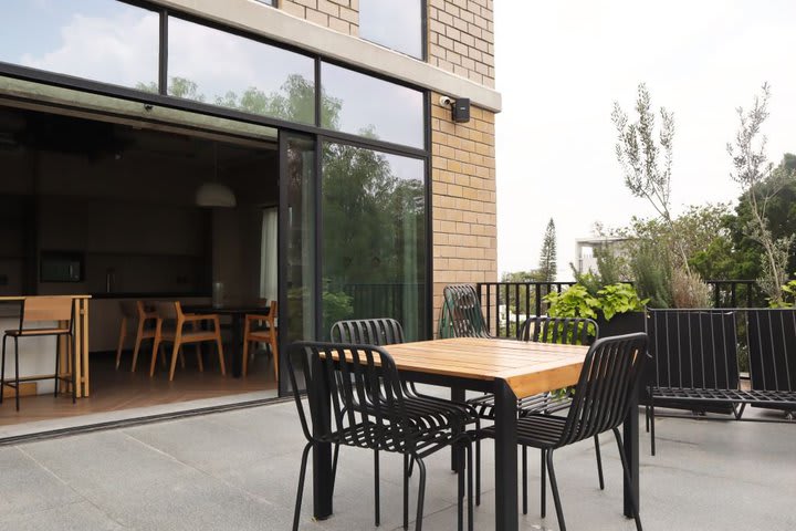 Table on the terrace