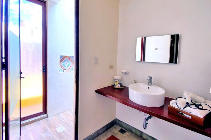 Interior de un baño