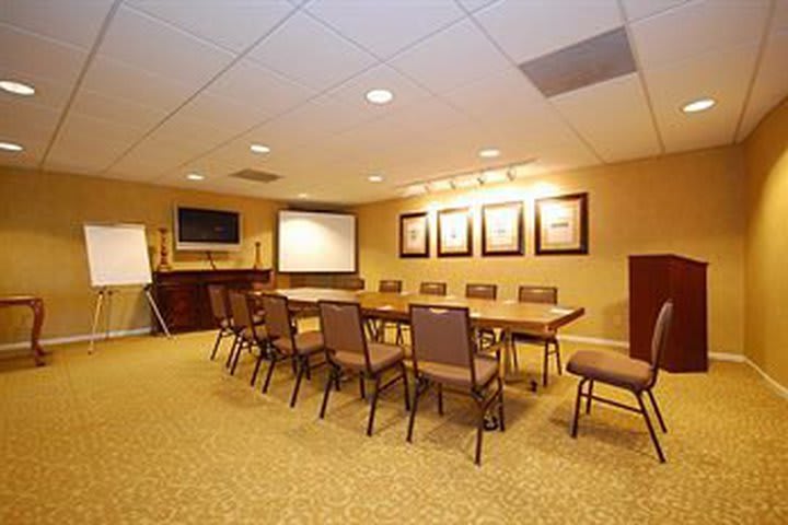 Interior view of the boardroom