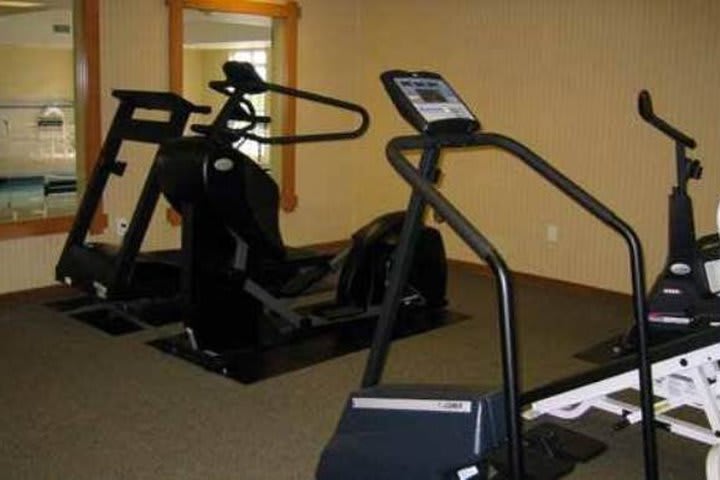 Fitness center at the Homewood Suites SFO Airport North in Brisbane