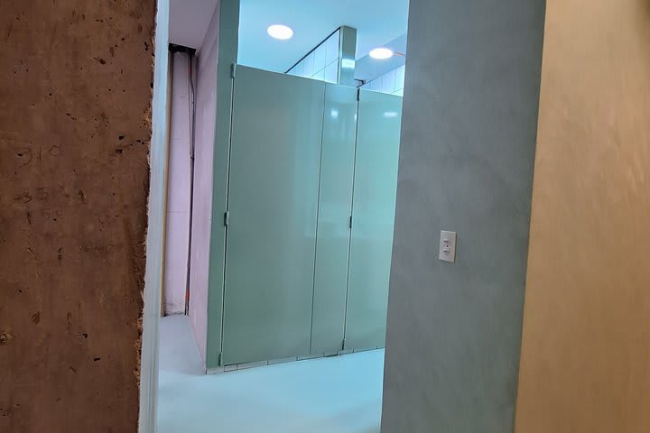 Access to the shared bathrooms