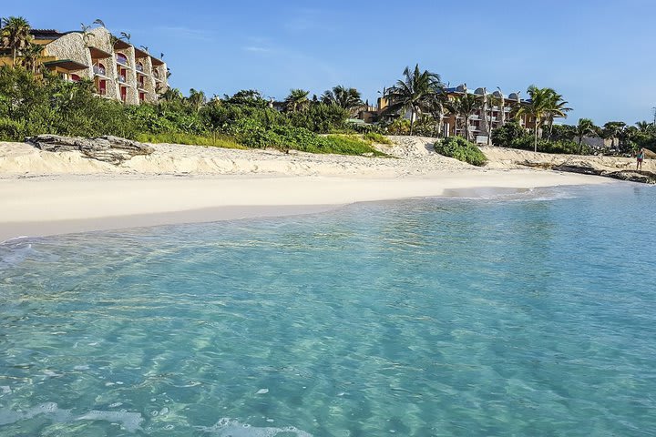 Beach at the hotel