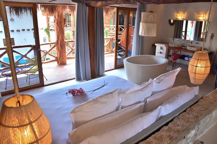 Suite presidencial con vista a la piscina