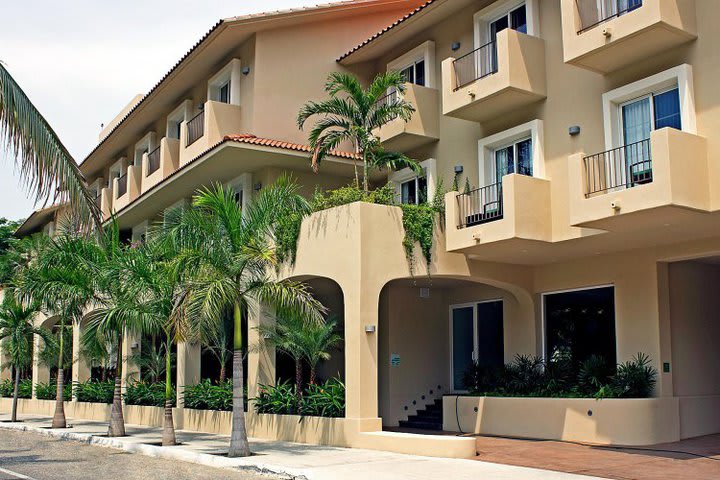 Guest rooms at the building