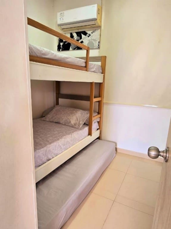 Dormitorio con litera en el apartamento 1216 - SM56 