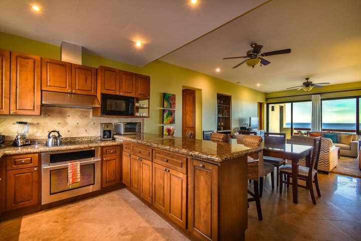 Equipped kitchen in a suite