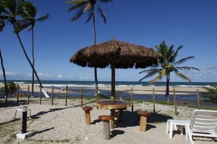 Beach at the Costa dos Coqueiros hotel in Imbassai