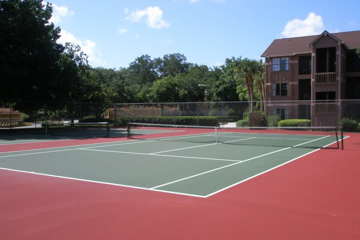 The Polynesian Isles Resort has two tennis courts
