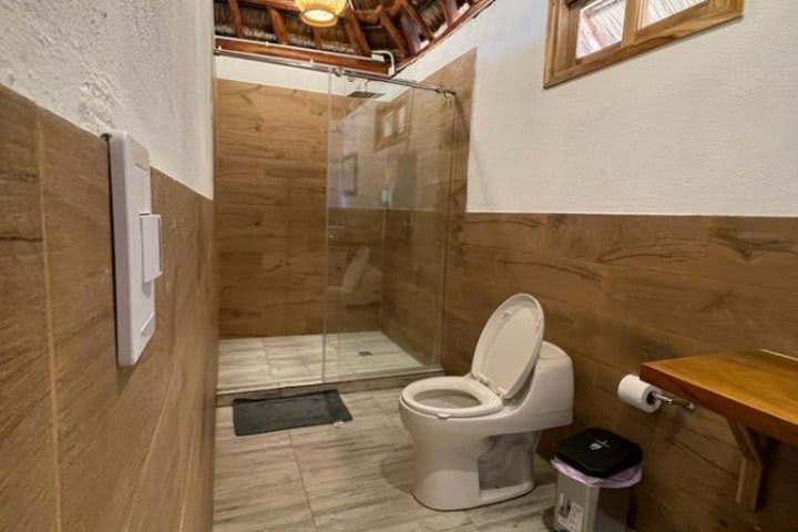 Baño privado de una cabaña