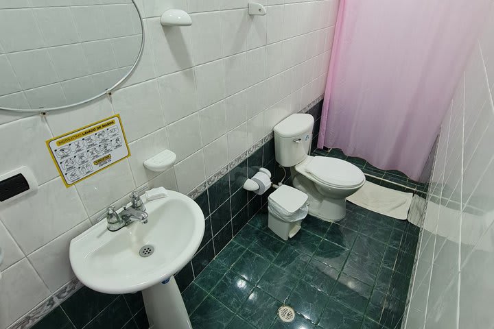 Interior de un baño