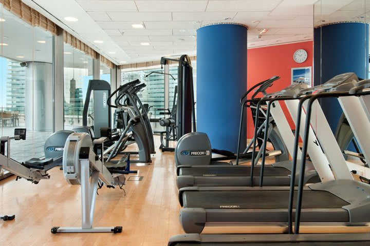 El hotel de Barcelona, Hilton Diagonal Mar tiene un gimnasio