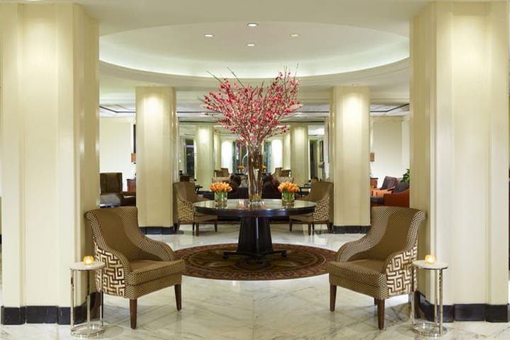 Lobby en el Omni Place, hotel en Nueva York