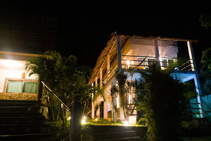 Night view of the hotel