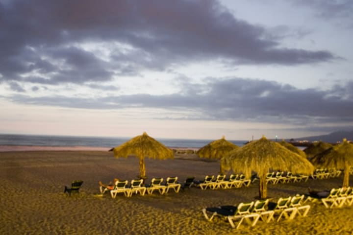 Beach at the Ocean Breeze Hotel in Nuevo Vallarta