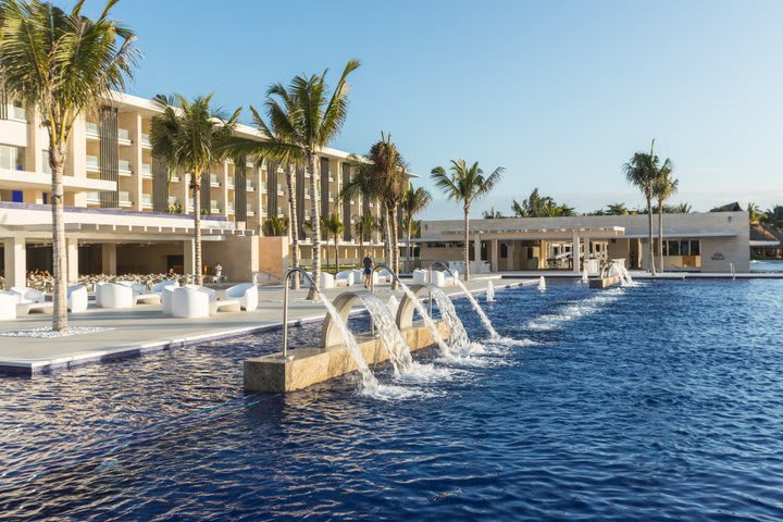 Vista de la piscina