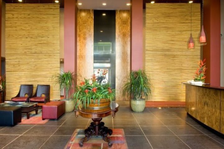 Lobby at Hotel Grano de Oro in San Jose