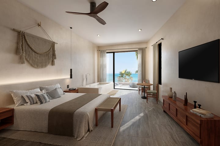 Casa Zamna junior suite oceanfront