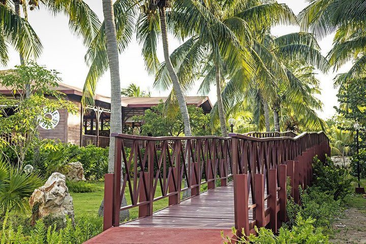 Jardín del resort