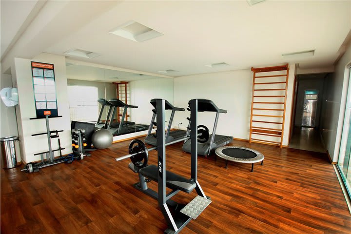 Fitness center at Adrianopolis, hotel in Manaus
