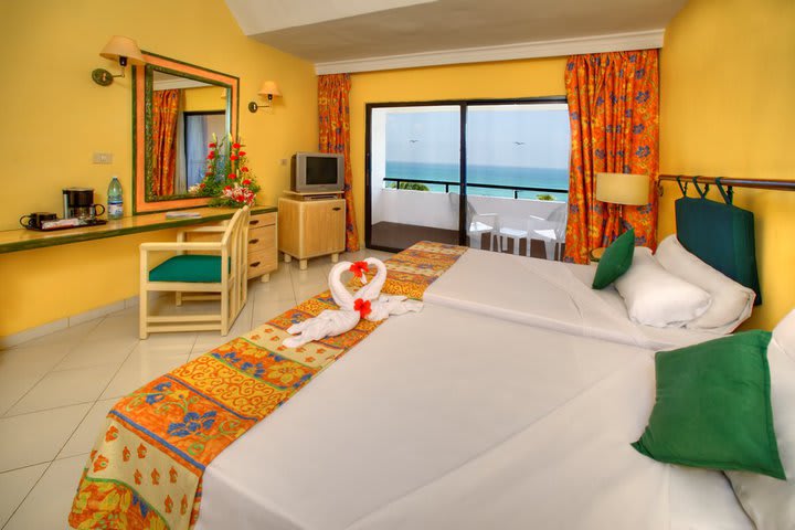 Some rooms offer ocean view