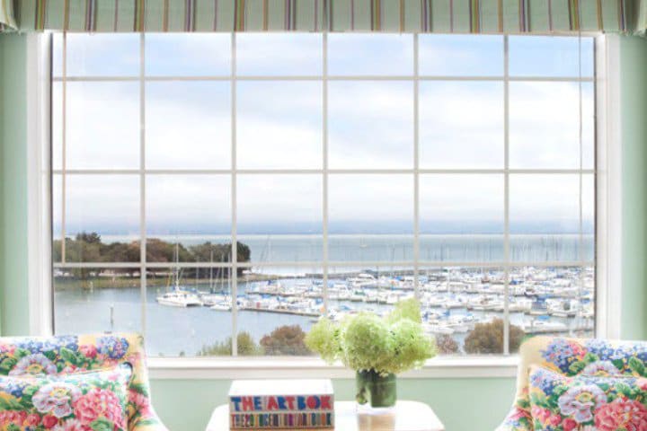 The Inn at Oyster Point offers views of San Francisco Bay