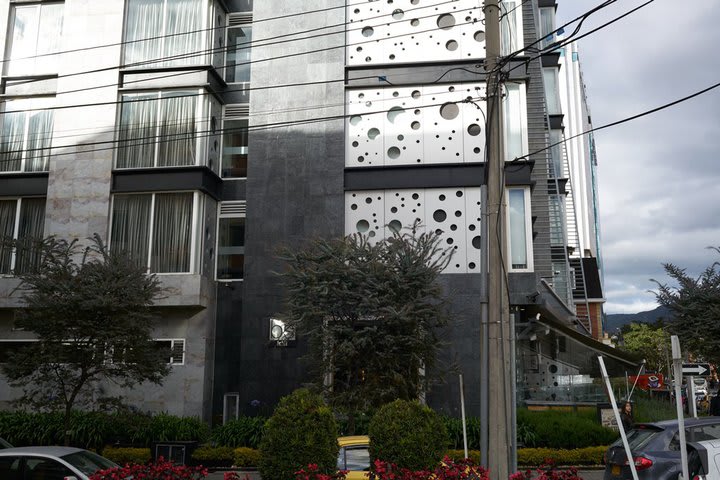 Facade of the hotel