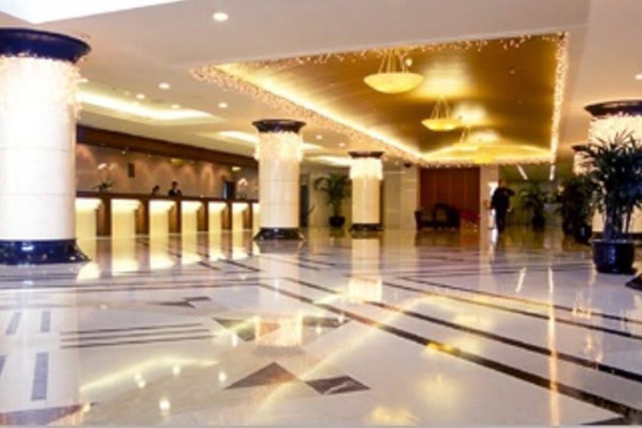 The Lobby at the Best Western Shanghai New Century hotel, in Shanghai