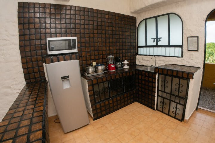 Kitchen in a room