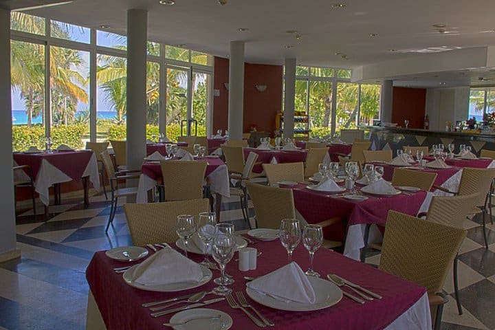 Interior view of one of the restaurants