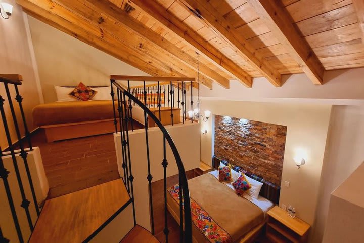 Room with two floors