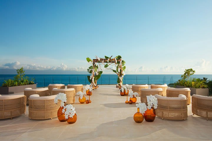 A wedding on the beach