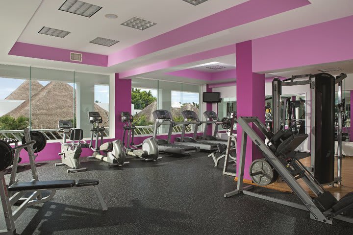 Fitness center at the hotel