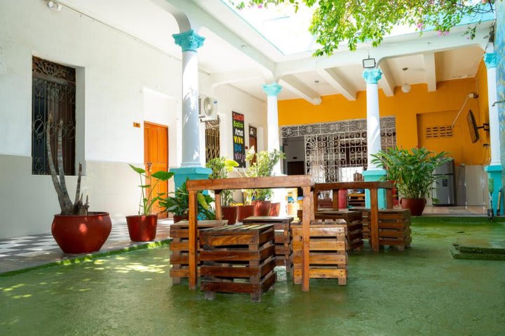 Patio del hostal