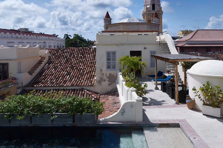 Piscina en la terraza